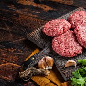 2 Hamburger tagliati al coltello Angus Grassfed (2x150gr) (Cod.008)